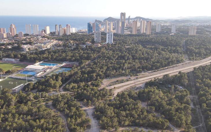 Zona del Moralet en Benidorm